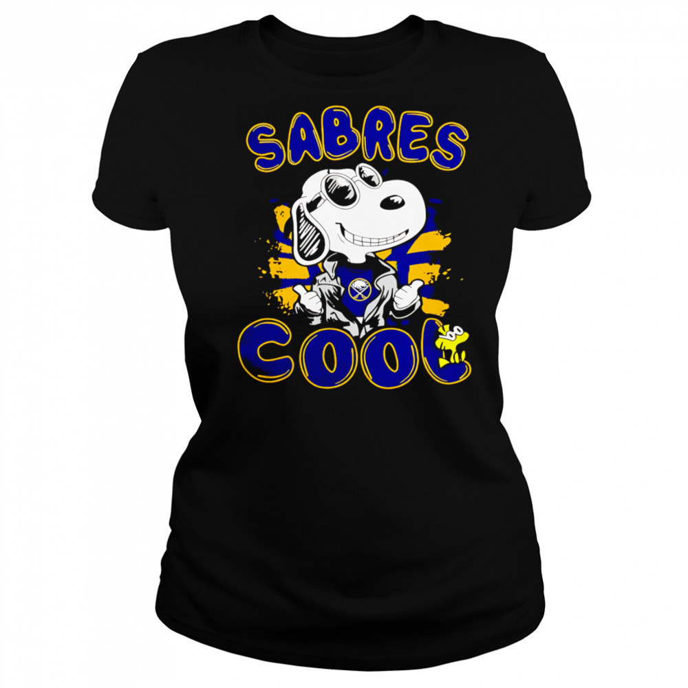 NHL Hockey Buffalo Sabres Cool Snoopy shirt Women's T-shirt