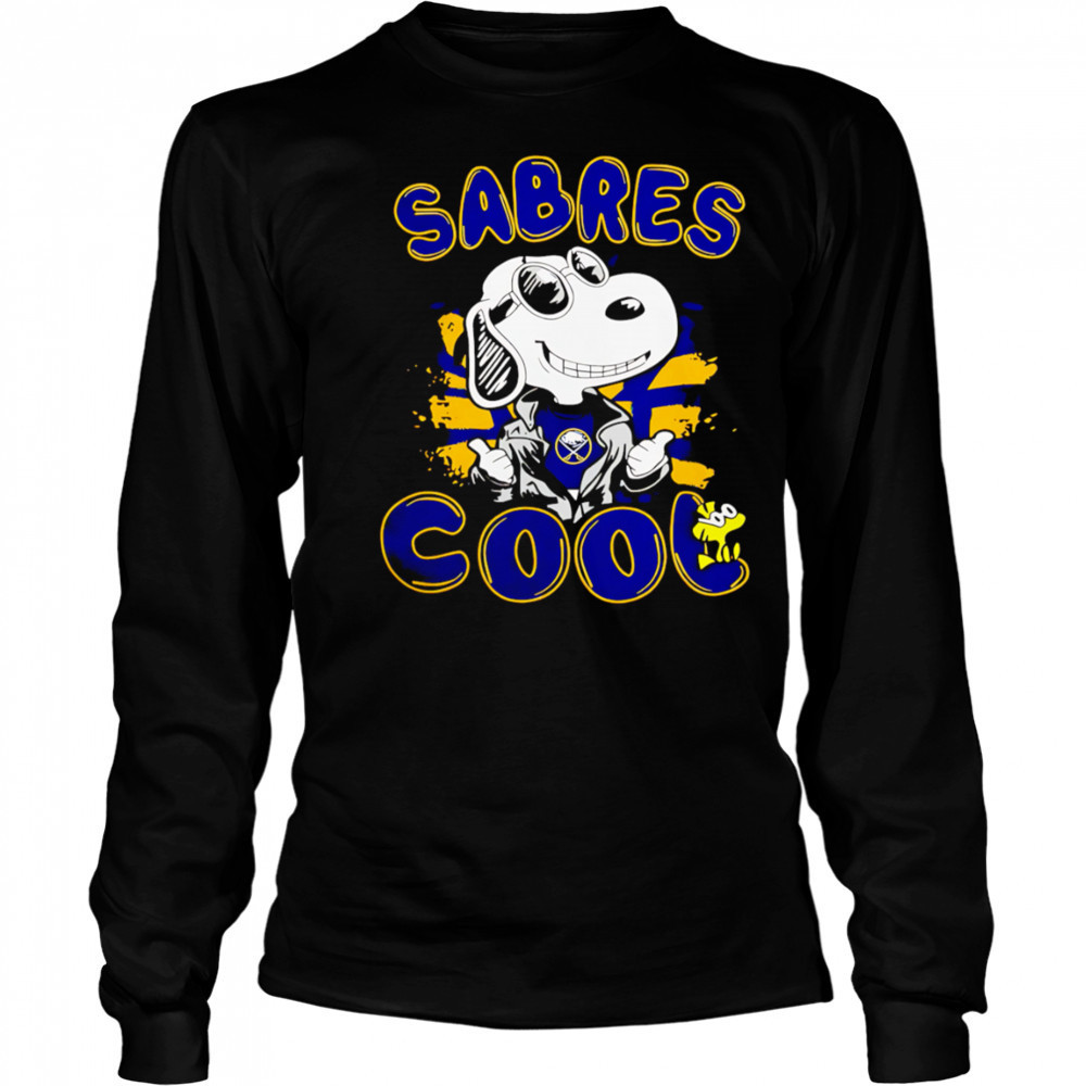 NHL Hockey Buffalo Sabres Cool Snoopy shirt Long Sleeved