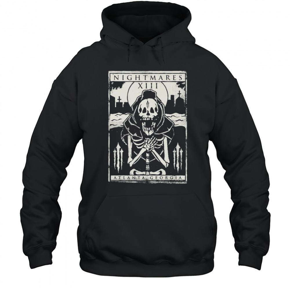 Nightmares Atlanta Georgia Skeleton T-shirt Hoodie