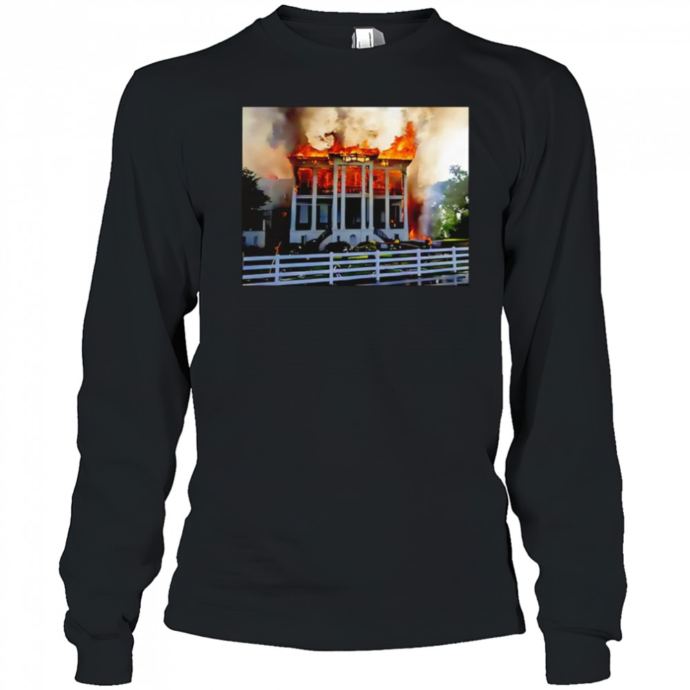 Nottoway Plantation Fire shirt Long Sleeved