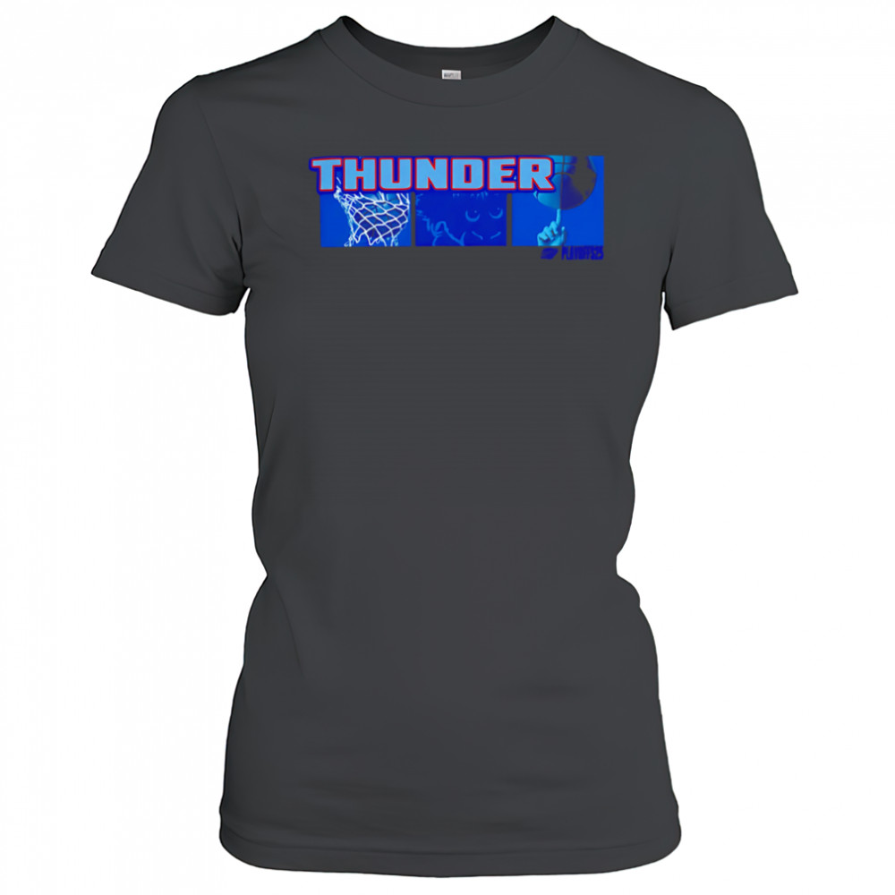 Oklahoma City Thunder 2025 Playoff Block shirt Women's T-shirt