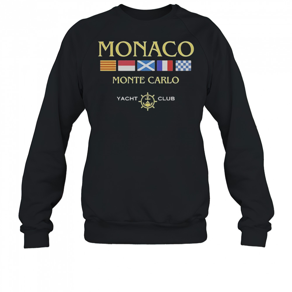 Organic Starboy Monaco Yacht Club Flags T-Shirt Sweatshirt