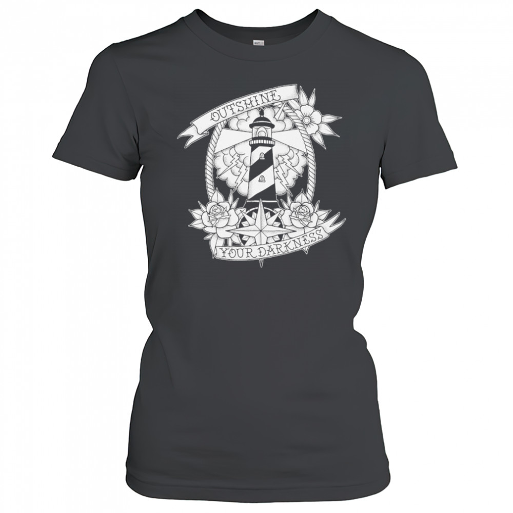 Outshine Your Darkness Rose T-shirt Women's T-shirt