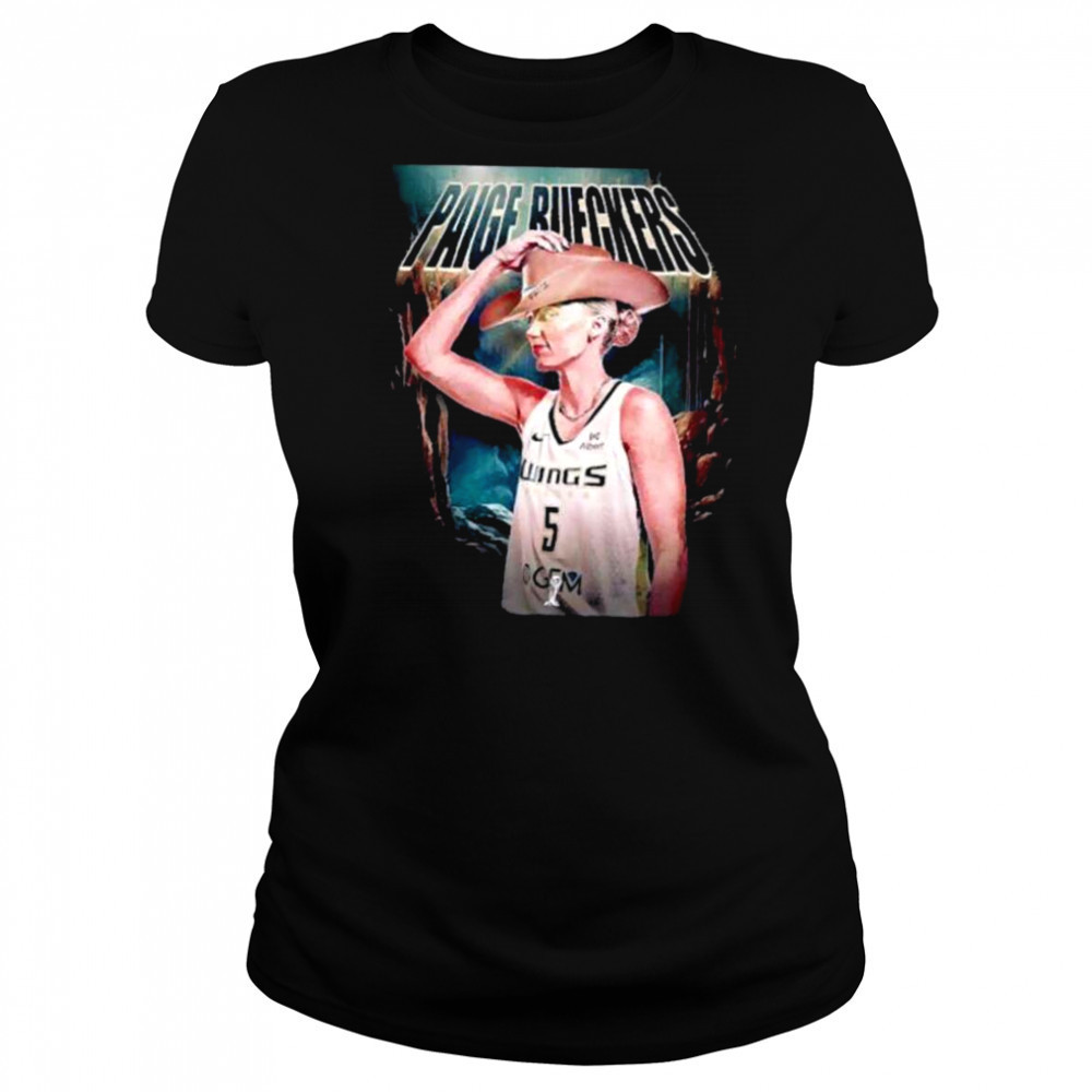 Paige Bueckers Dallas Wings WNBA cowboy hat shirt Women's T-shirt