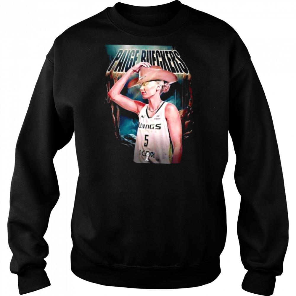 Paige Bueckers Dallas Wings WNBA cowboy hat shirt Hoodie