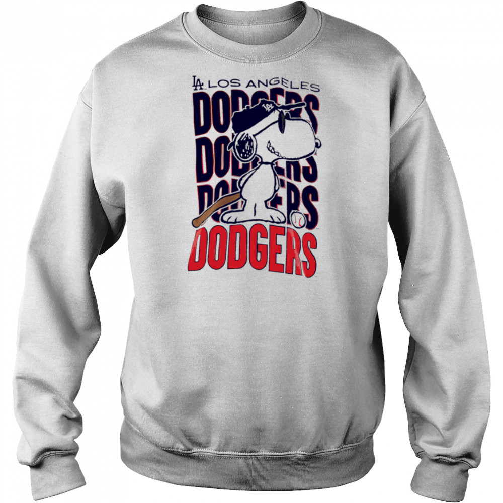 Peanuts Los Angeles Dodgers repeat shirt Hoodie
