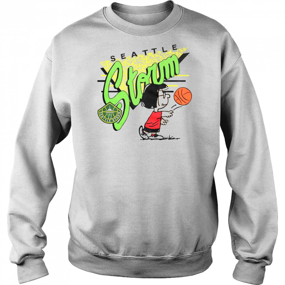 Peanuts Marcie x Seattle Storm T-Shirt Hoodie