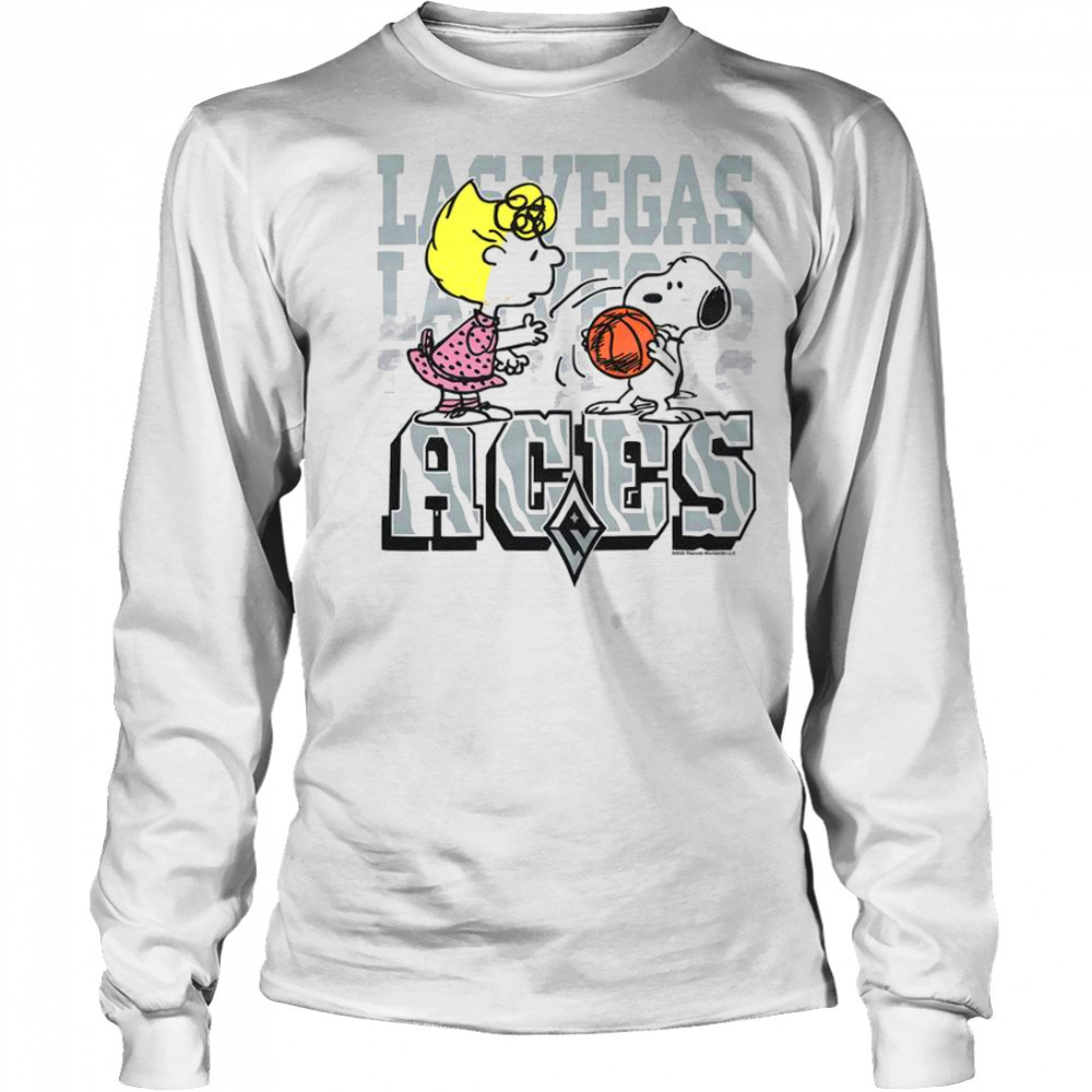 Peanuts Sally x Las Vegas Aces T-Shirt Long Sleeved