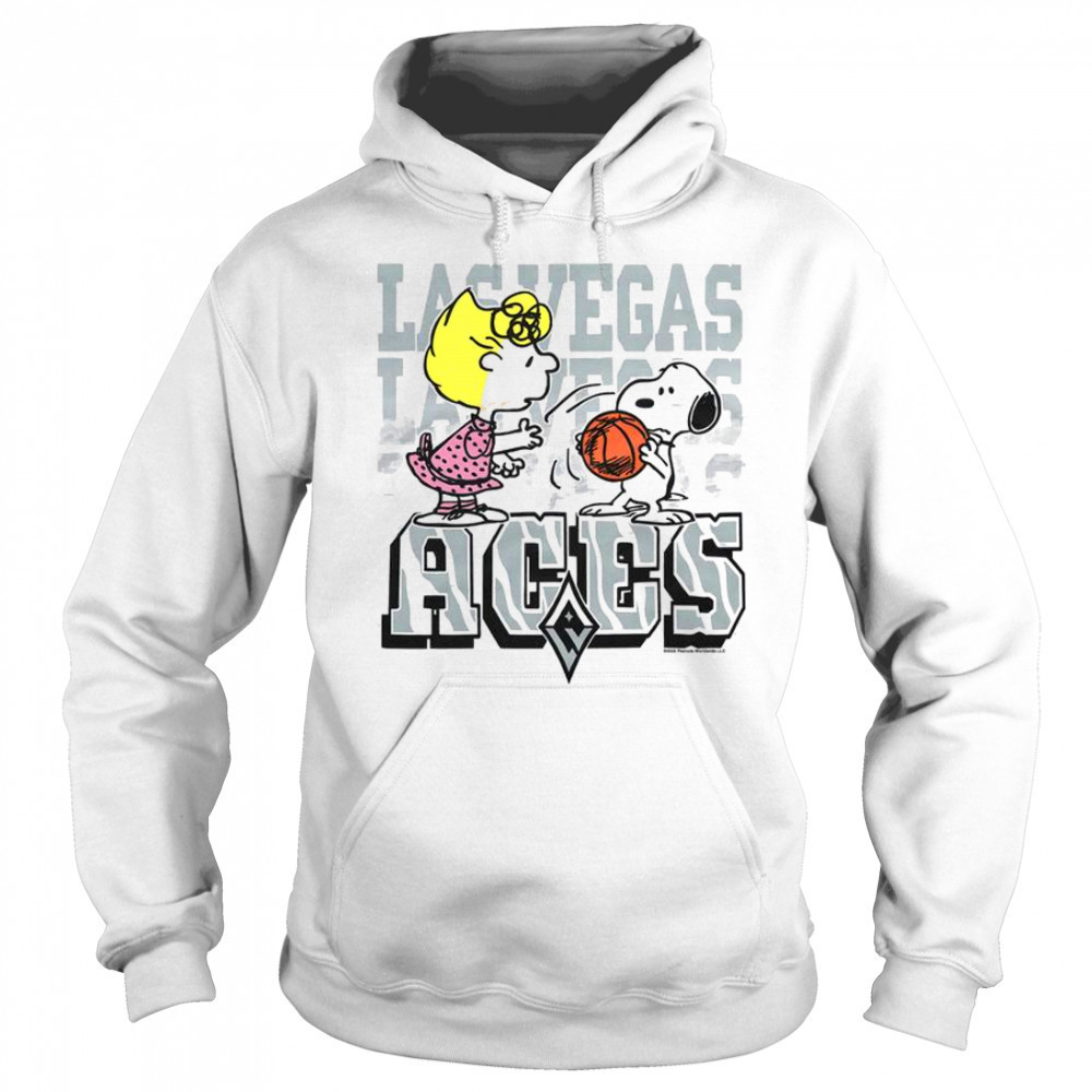 Peanuts Sally x Las Vegas Aces T-Shirt Sweatshirt