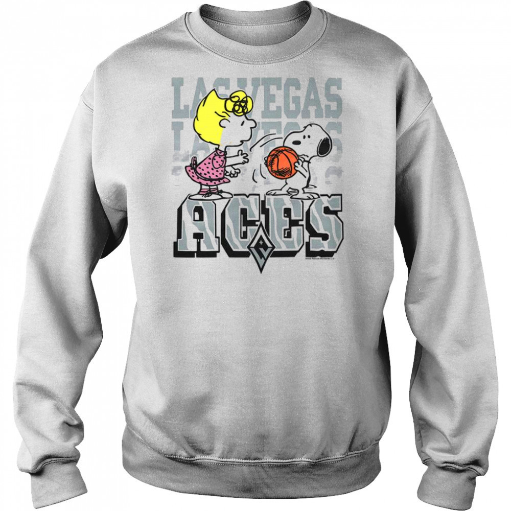 Peanuts Sally x Las Vegas Aces T-Shirt Hoodie