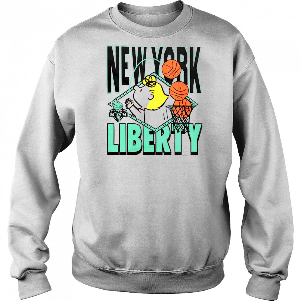 Peanuts Sally x New York Liberty T-Shirt Hoodie