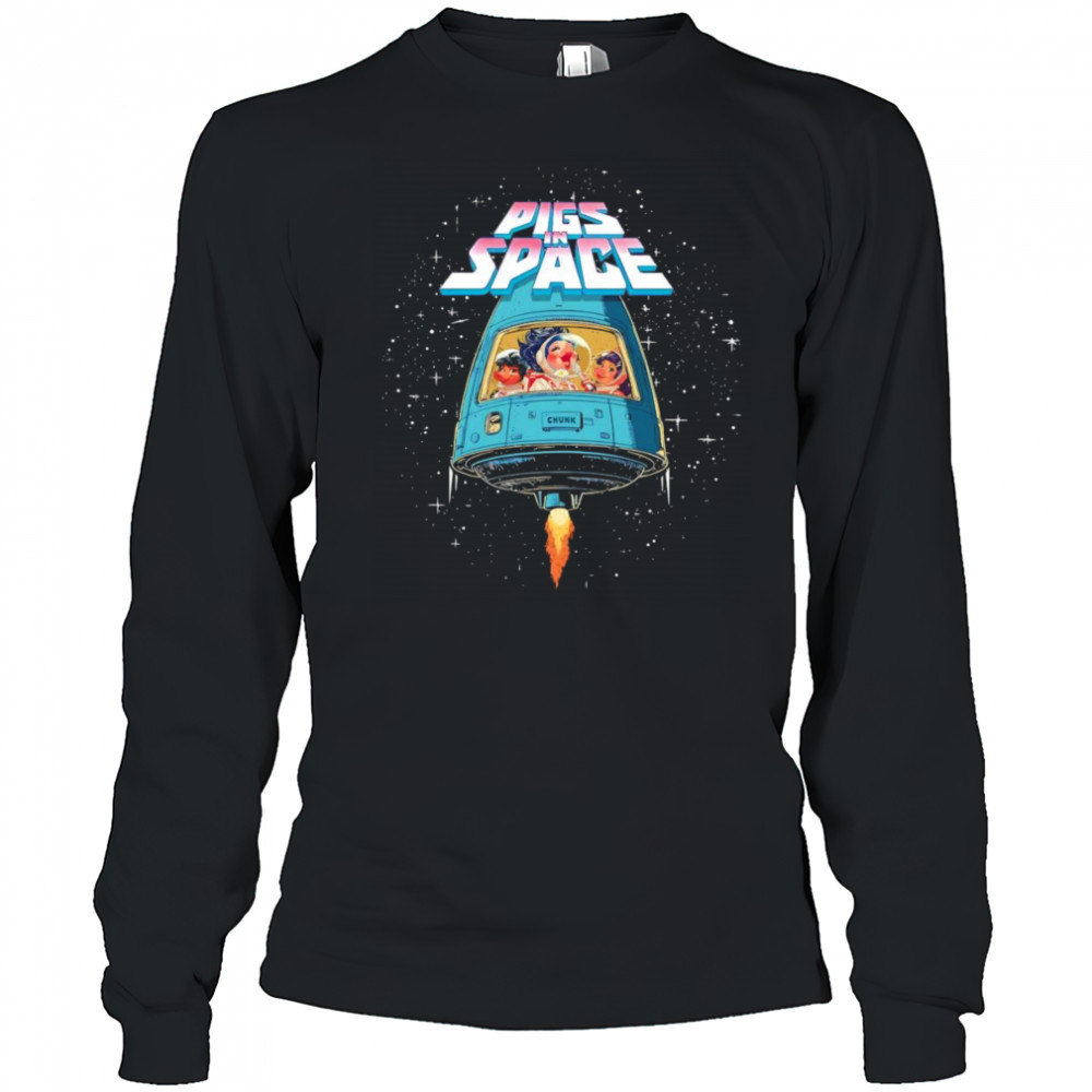 Pigs in space shirt Long Sleeved