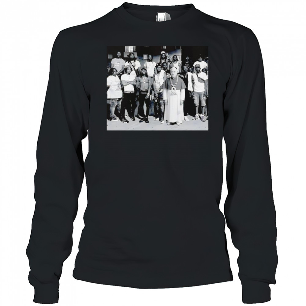 Pope On O Block shirt Long Sleeved