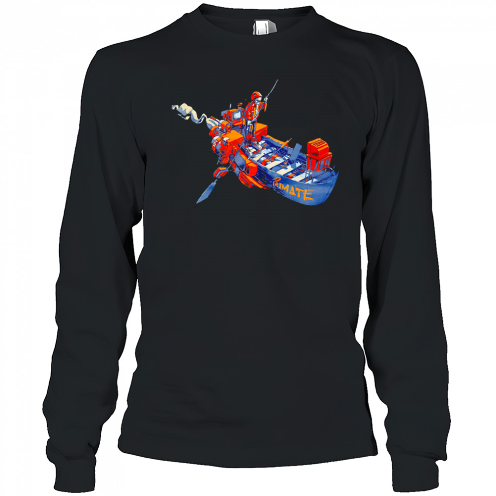 Primate Boat Robot classic shirt Long Sleeved