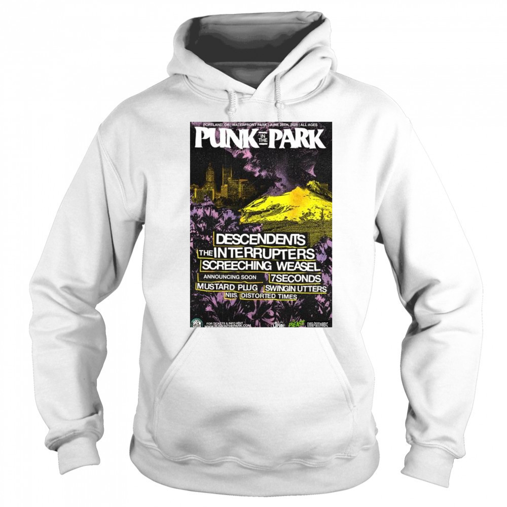 Punk In The Park Descendents The Interrupters Screeching Weasel June 28 2025 t-shirt Sweatshirt