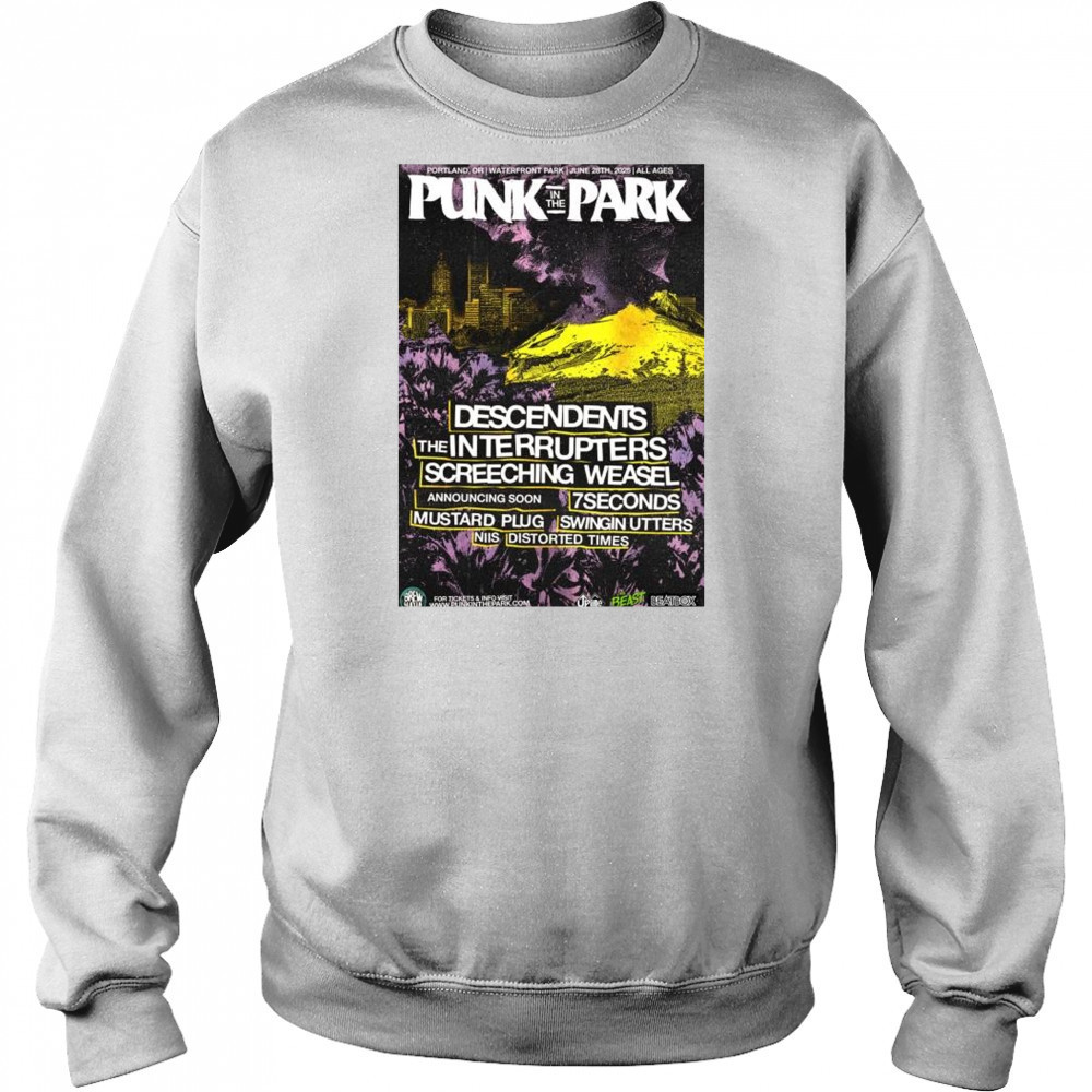 Punk In The Park Descendents The Interrupters Screeching Weasel June 28 2025 t-shirt Hoodie