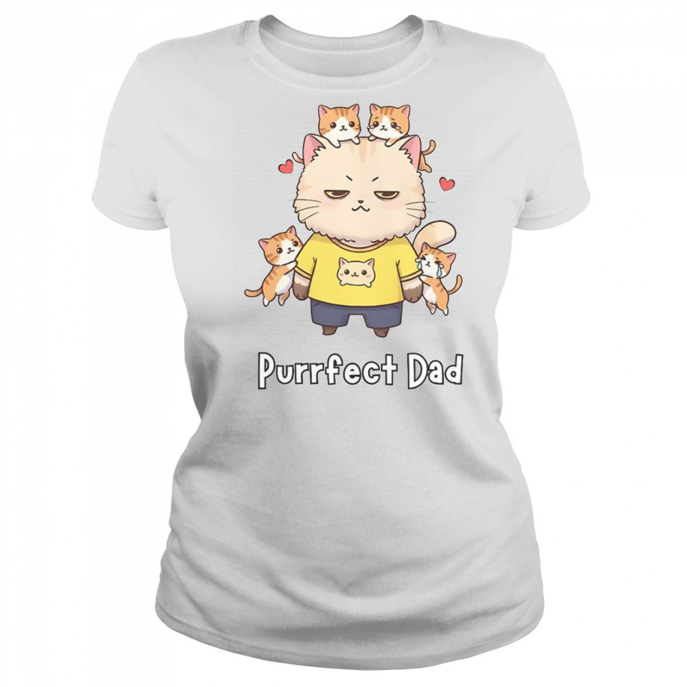 Purrfect Dad Cat Family Father’s Day T-Shirt Women's T-shirt