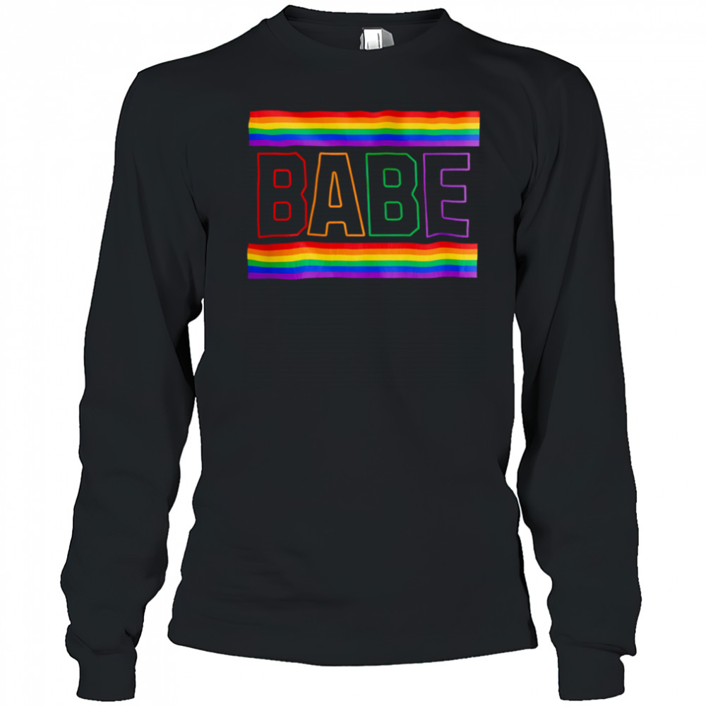 Rainbow babe shirt Long Sleeved