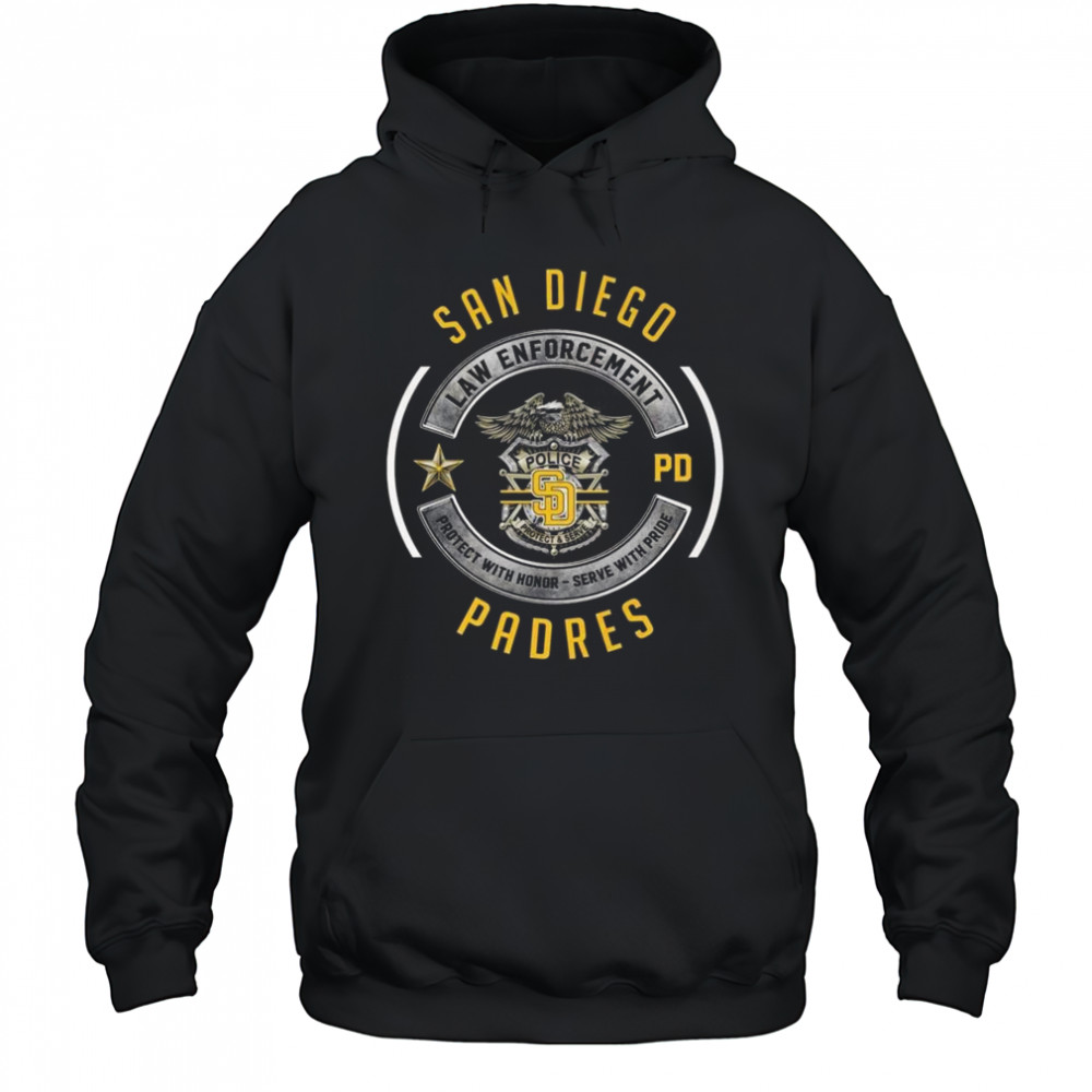 San Diego Padres Law Enforcement 2025 Shirt Hoodie