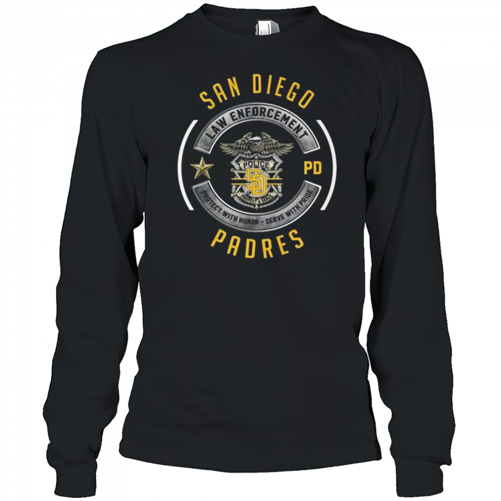 San Diego Padres Law Enforcement 2025 Shirt Long Sleeved