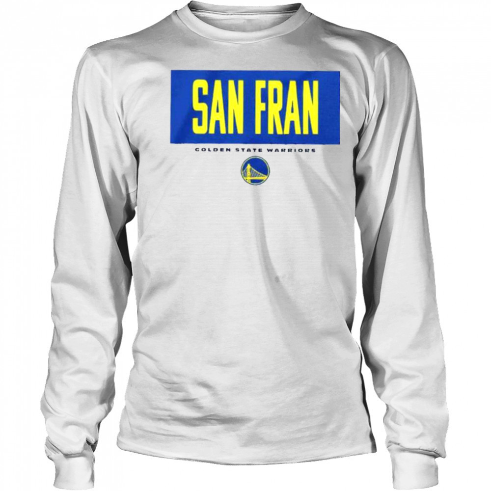 San Fran NBA basketball Golden State Warriors crossbar shirt Long Sleeved