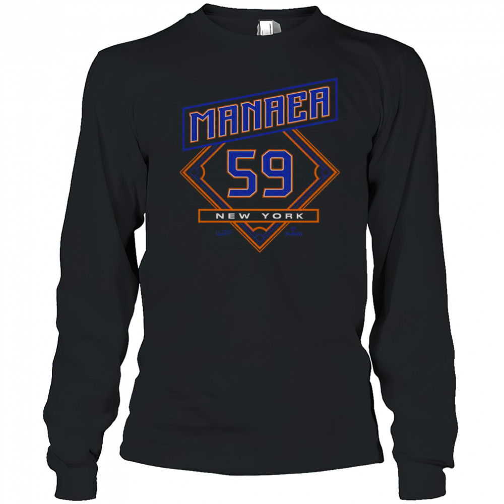 Sean Manaea 59 MLBPA New York T-Shirt Long Sleeved