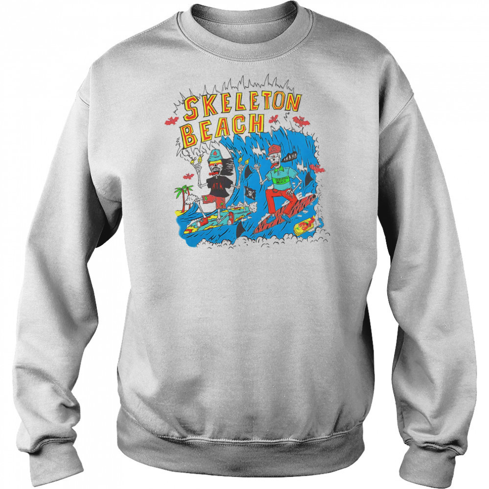 Skeleton beach shirt Hoodie