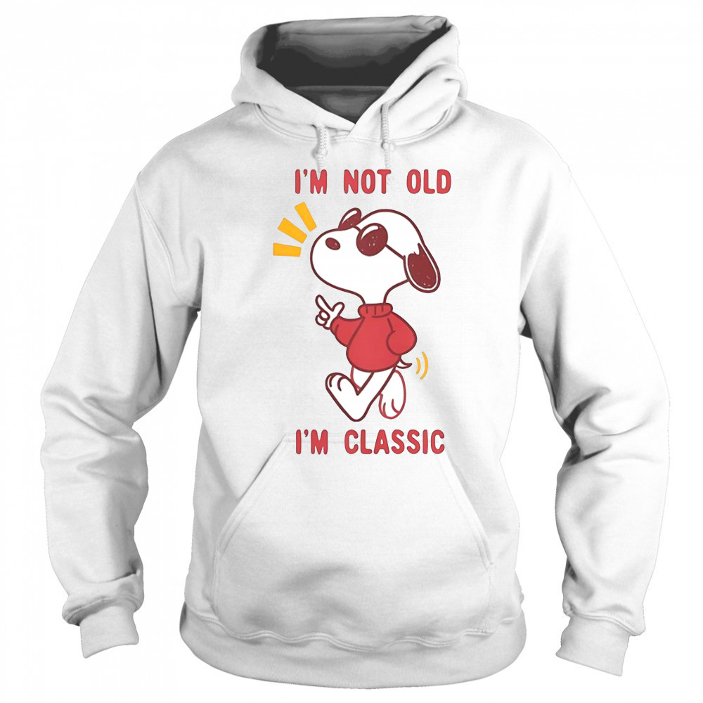 Snoopy I’m Not Old I’m Classic Beagle T-Shirt Sweatshirt