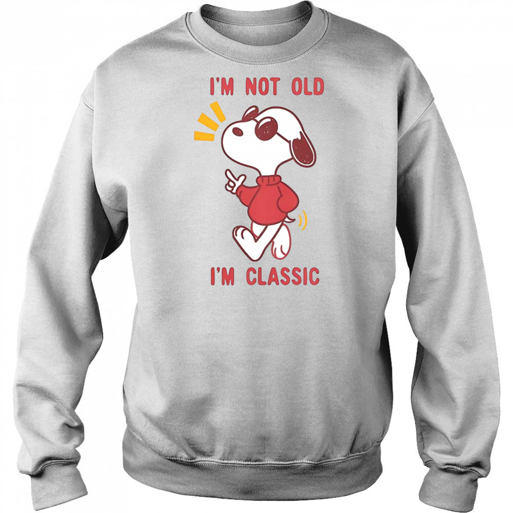 Snoopy I’m Not Old I’m Classic Beagle T-Shirt Hoodie