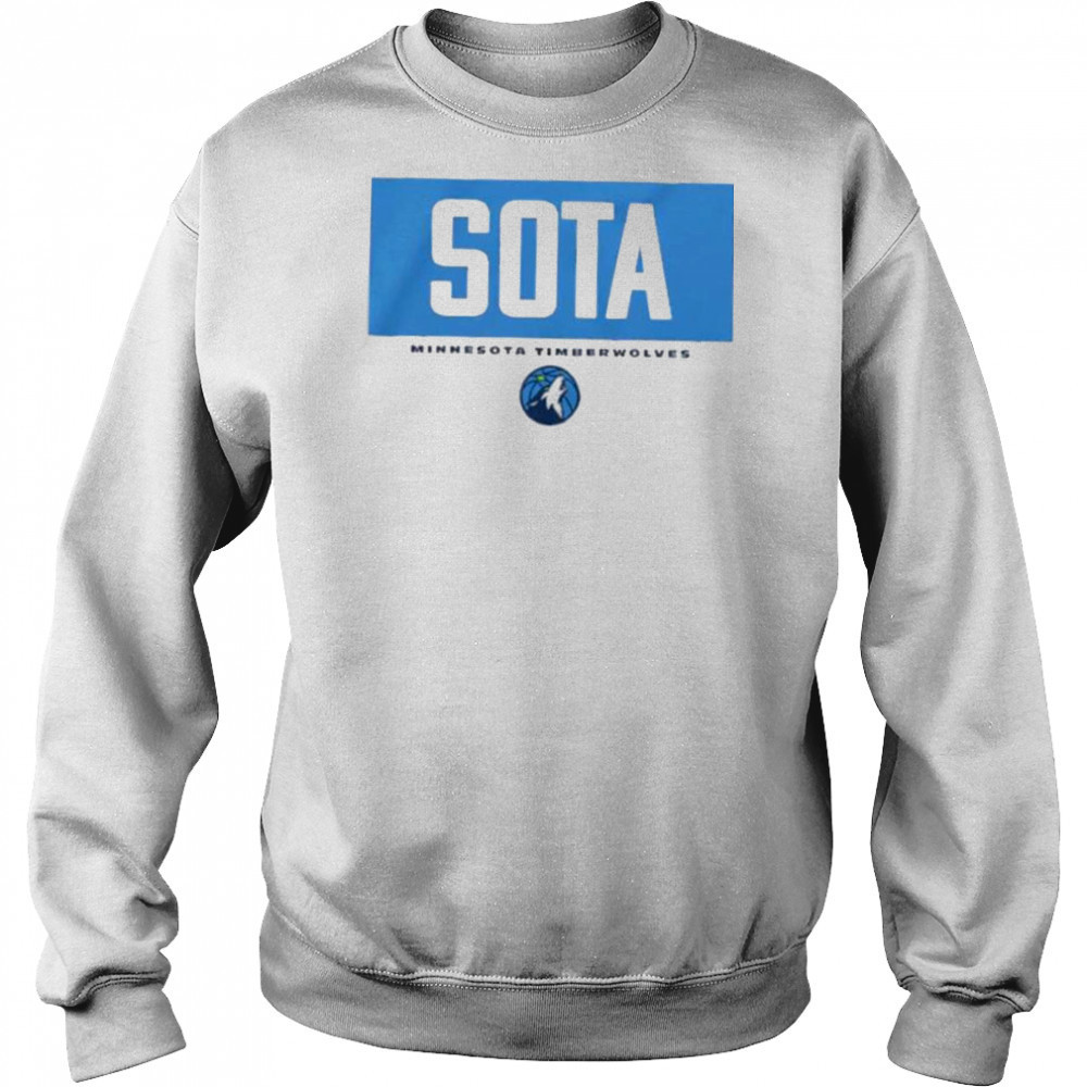 Sota NBA basketball Minnesota Timberwolves crossbar shirt Hoodie