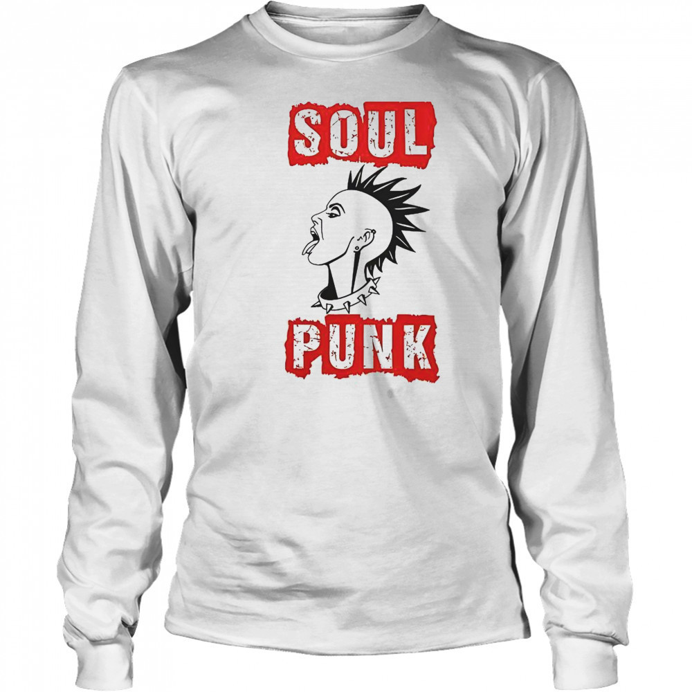 Soul Punk Girl Head T-Shirt Long Sleeved
