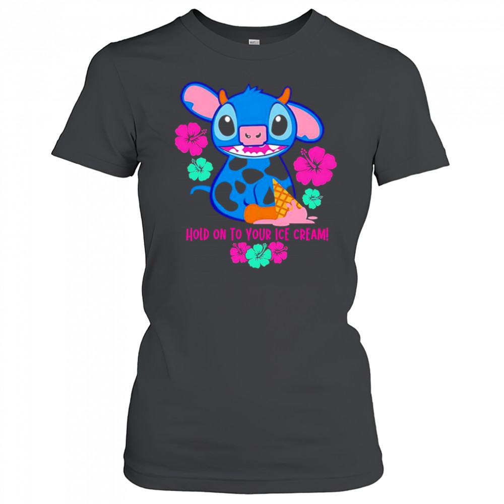 Stitch Hold on to your ice cream shirt Women's T-shirt