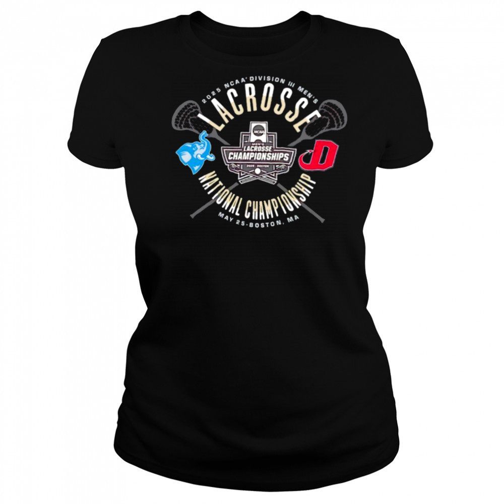 Tufts Jumbos Dickinson Red Devils NCAA Division III Men’s Lacrosse National Championship 2025 shirt Women's T-shirt