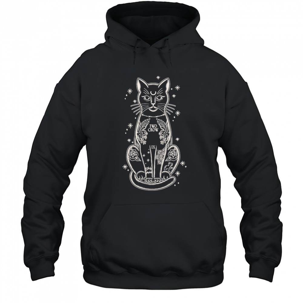 Two Crow Tattoo Cat T-shirt Hoodie