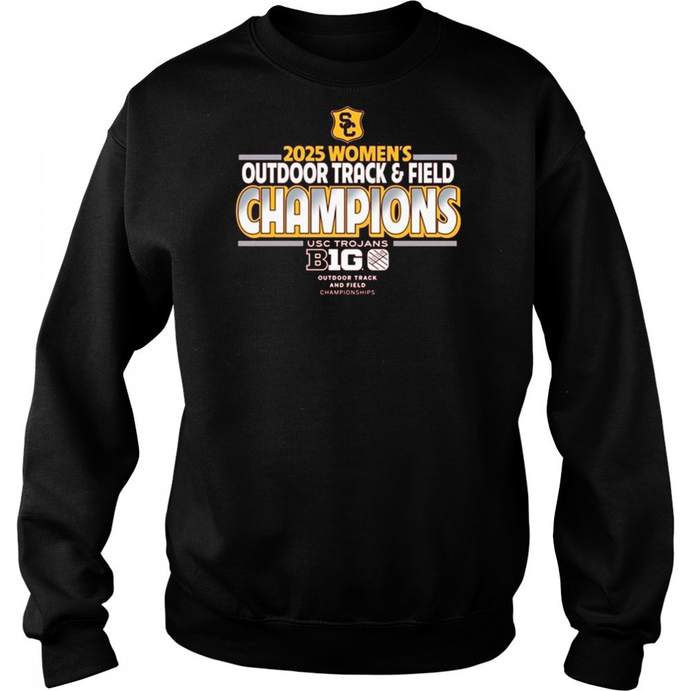 USC Trojans 2025 Women’s Track & Field Champions Shirt Hoodie