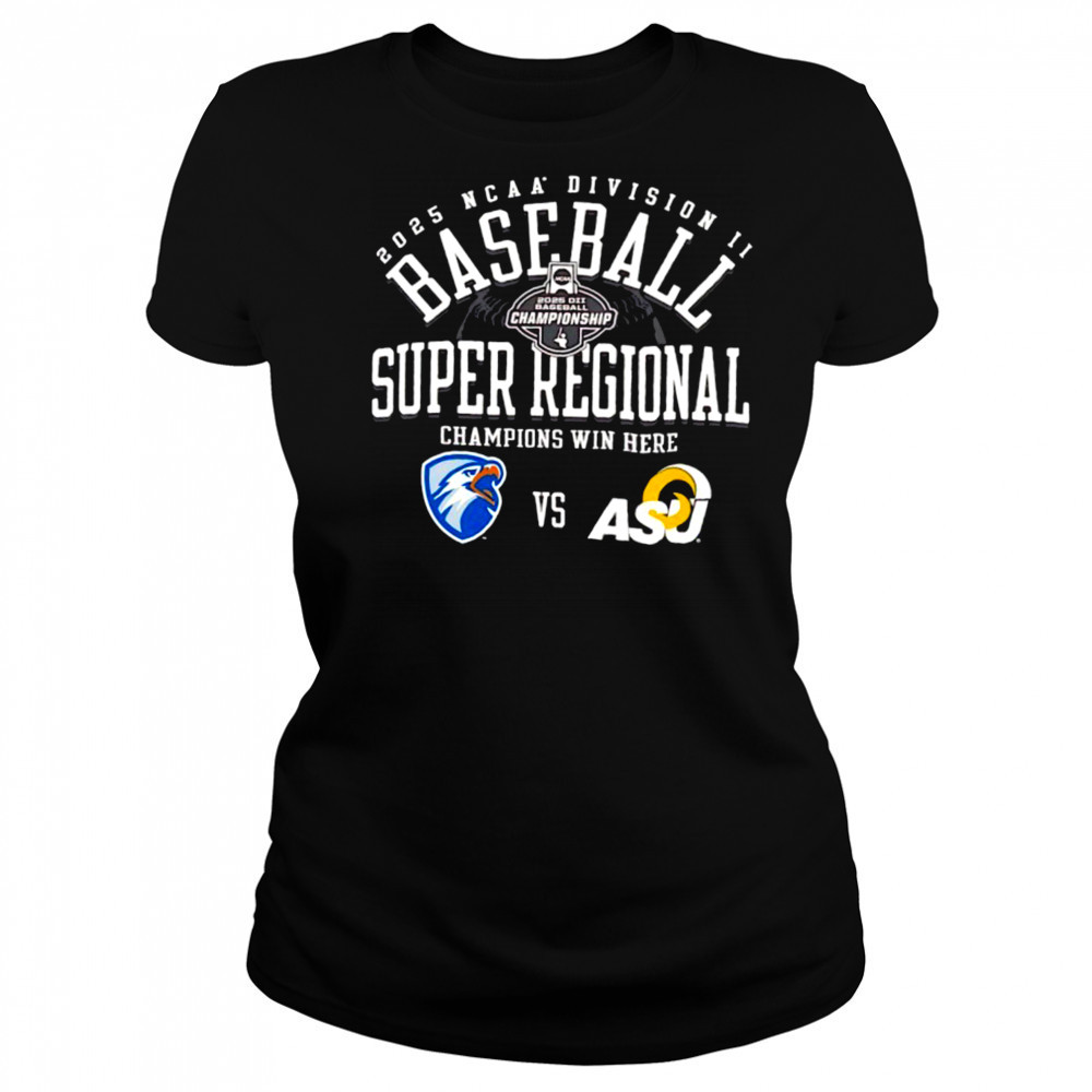 UT Tyler Partners vs Angelo State Rams NCAA Division II Baseball Super Regional Champion Win Here 2025 shirt Women's T-shirt