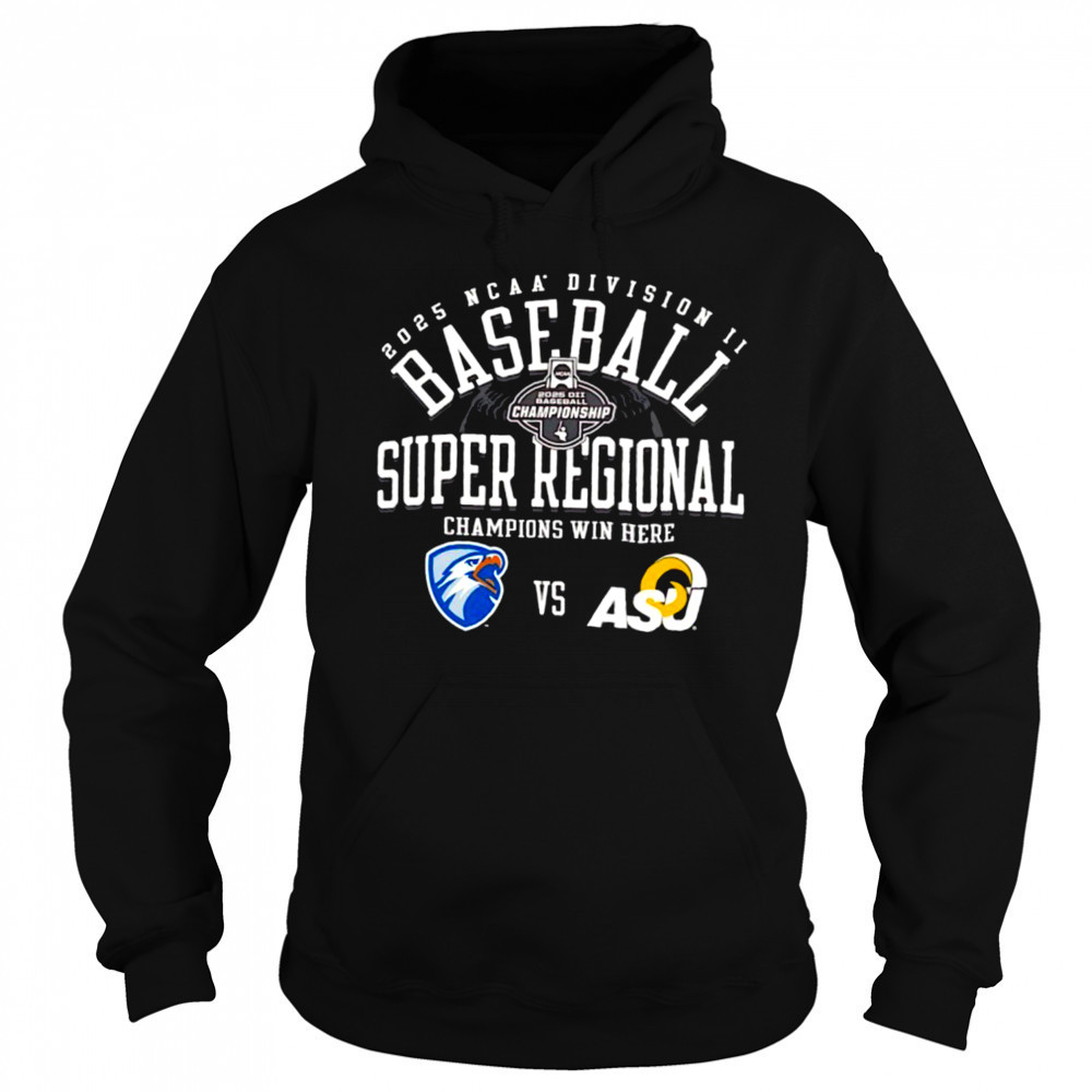 UT Tyler Partners vs Angelo State Rams NCAA Division II Baseball Super Regional Champion Win Here 2025 shirt Sweatshirt