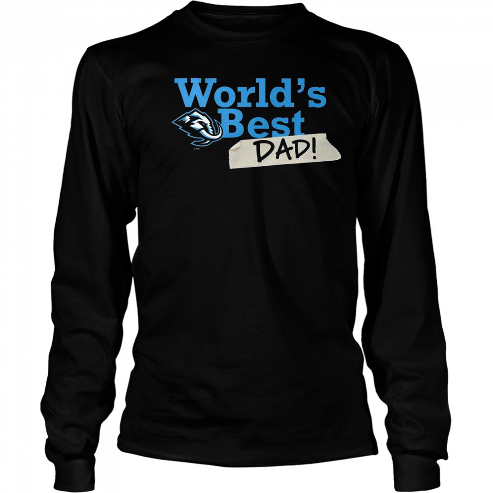 Utah Mammoth World’s Best Dad T-Shirt Long Sleeved