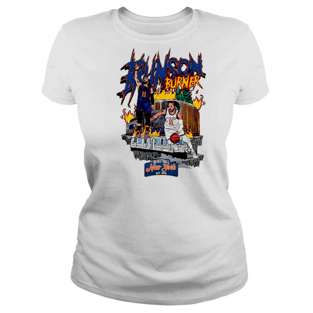Vintage 90s Jalen Brunson New York Basketball shirt Women's T-shirt