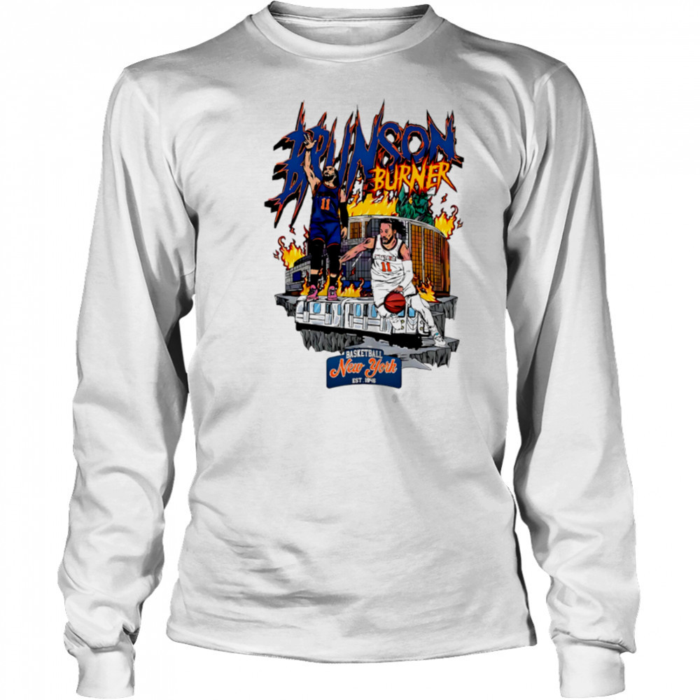Vintage 90s Jalen Brunson New York Basketball shirt Long Sleeved