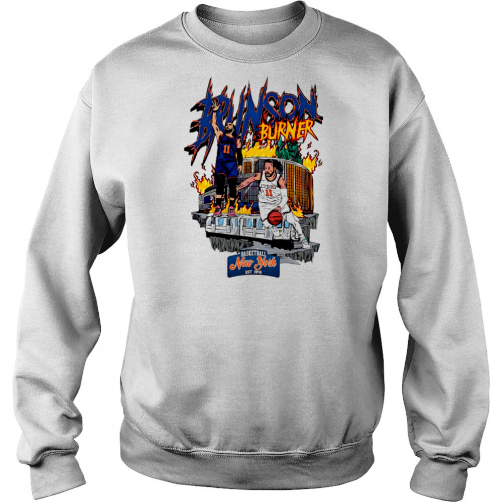 Vintage 90s Jalen Brunson New York Basketball shirt Hoodie