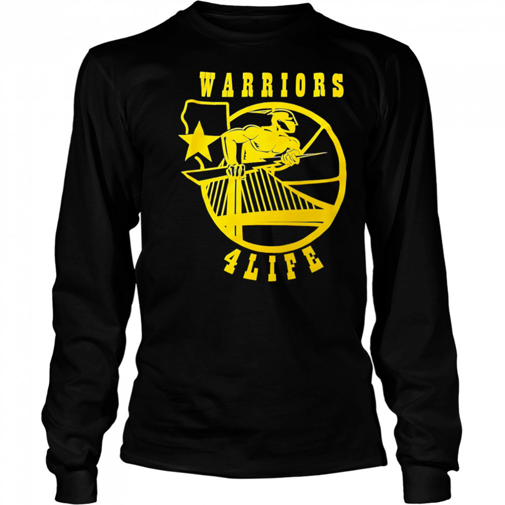 Warriors 4 Life logo shirt Long Sleeved
