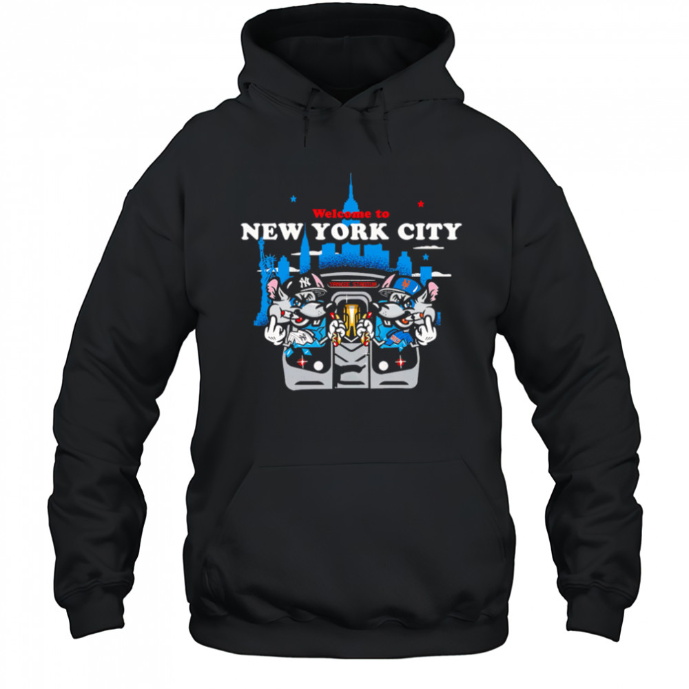 Welcome To New York City Yankee Stadium shirt Hoodie