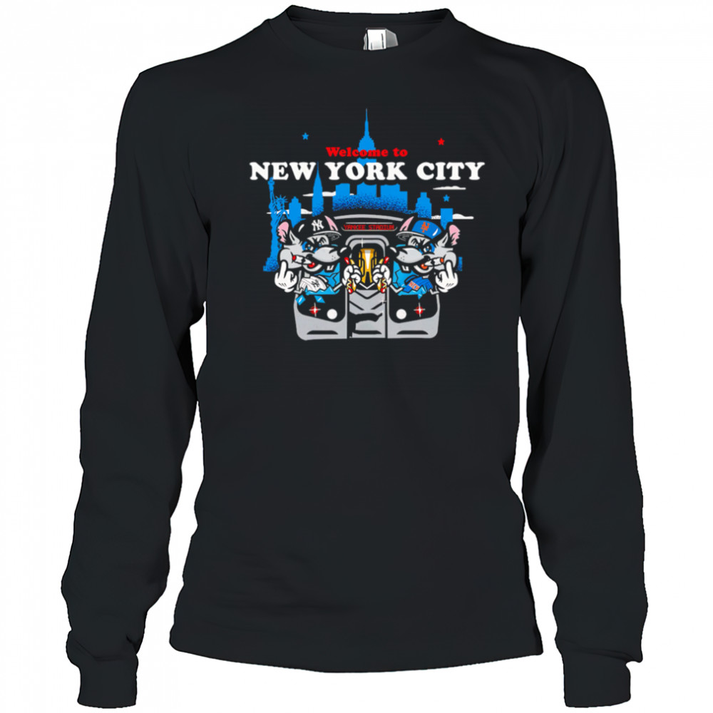 Welcome To New York City Yankee Stadium shirt Long Sleeved