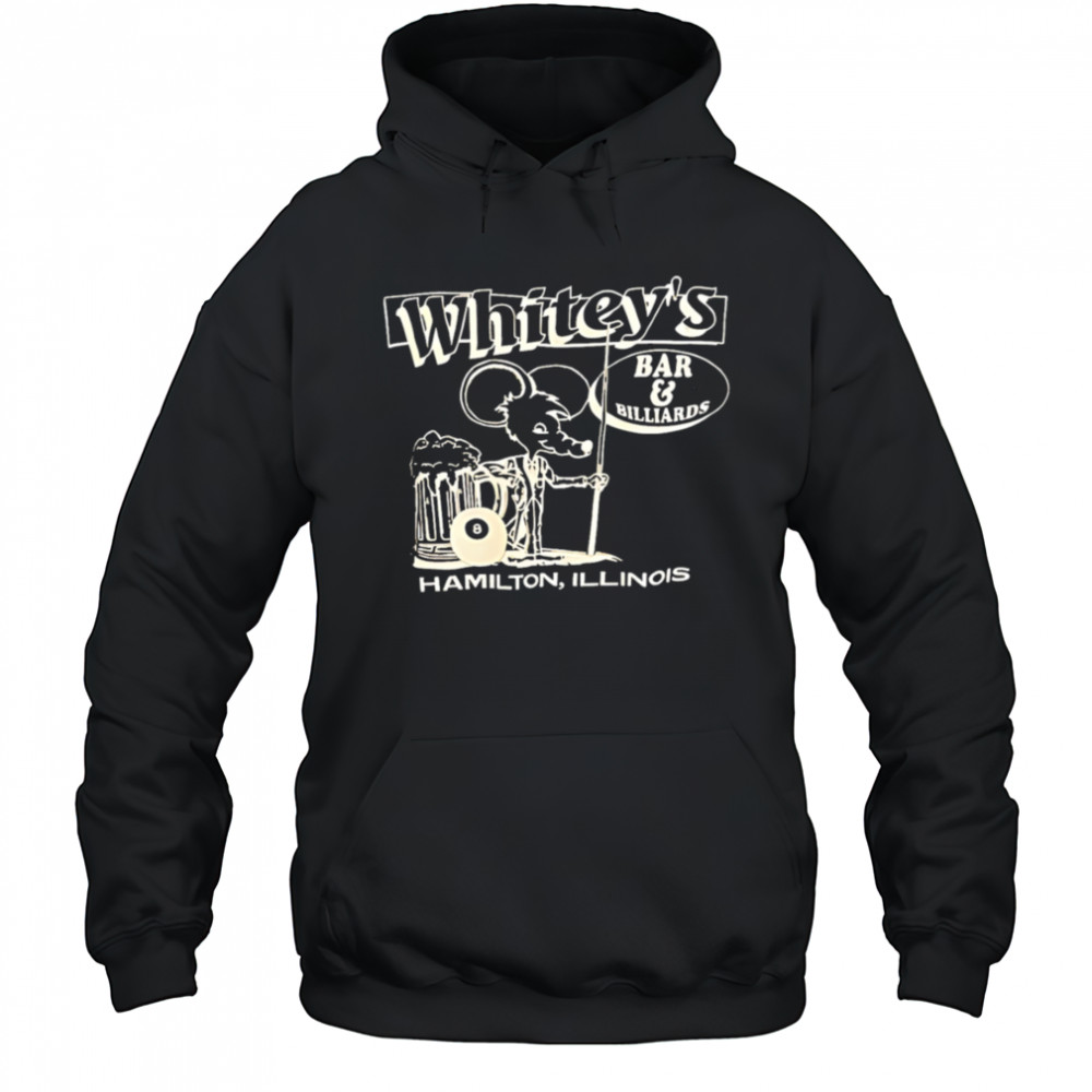 Whitey’s Bar Billiards Hamilton Illinois shirt Hoodie