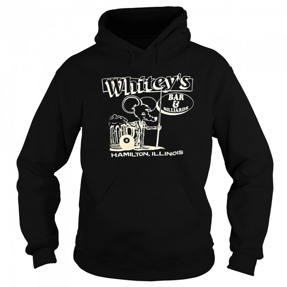 Whitey’s Bar Billiards Hamilton Illinois shirt Sweatshirt