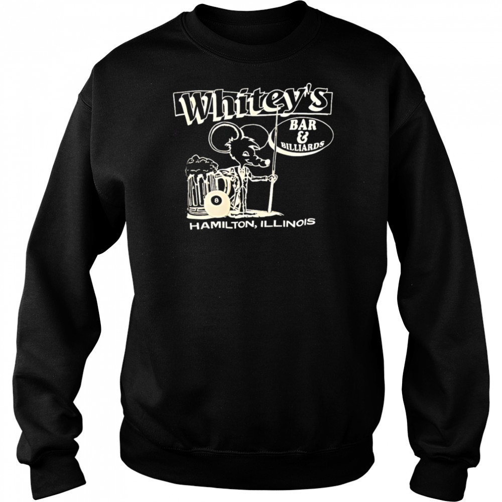 Whitey’s Bar Billiards Hamilton Illinois shirt Hoodie