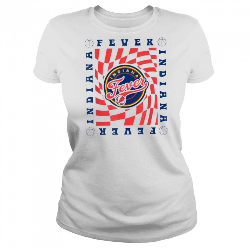 WNBA Indiana Fever Retro Wavy Checkerboard shirt Women's T-shirt