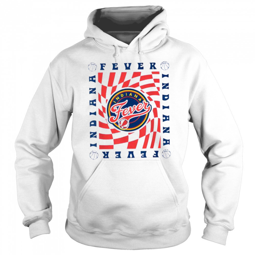 WNBA Indiana Fever Retro Wavy Checkerboard shirt Sweatshirt
