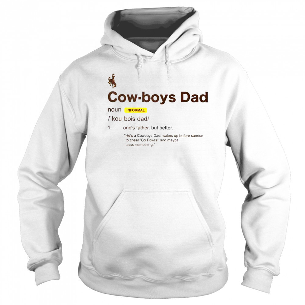 Wyoming Cowboys Dad Definition T-Shirt Sweatshirt
